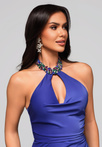 Evening dress LA-OM-DLR194 - royal blue