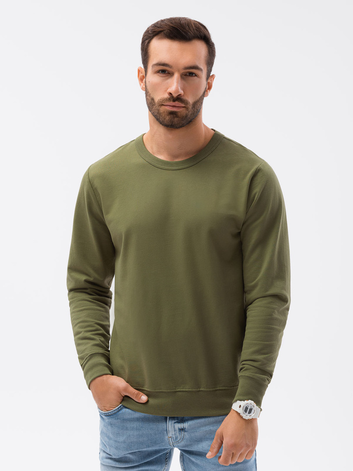 Men's sweatshirt - khaki B1153