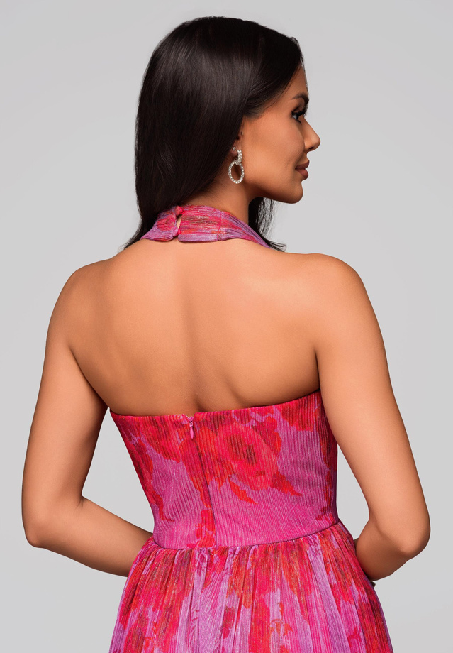 Evening dress LA-OM-DLR180 - nude