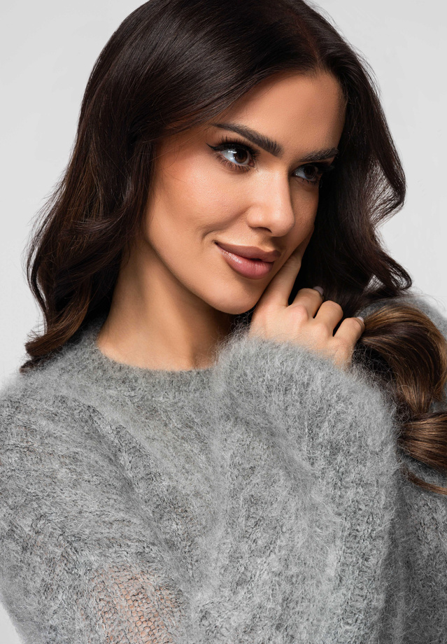 Women's sweater LW-SWSW-0117 v1 - grey