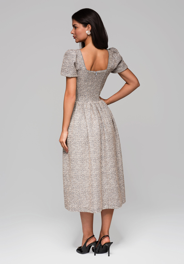 Evening dress LA-OM-DLR220 - gray