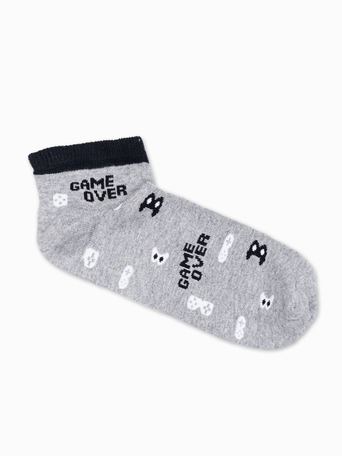 Men's socks - grey/black V7 U177