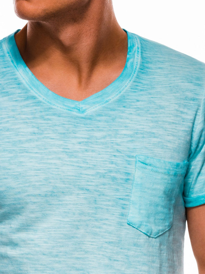 Men's plain t-shirt - light blue S1053