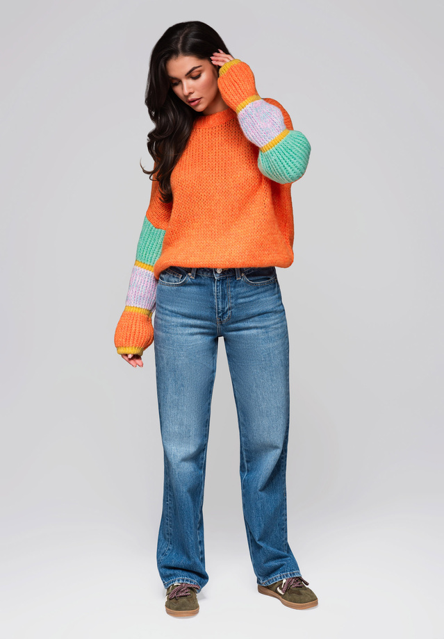 Sweter damski LW-SWSW-0107 - orange