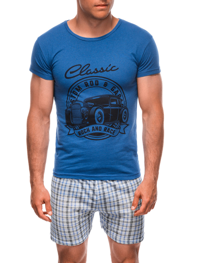 Men's pyjamas U490 - blue