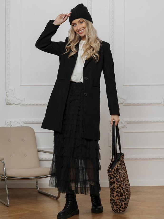 Women's coat CLR037 - black