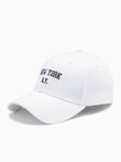 Men's baseball cap H172 - white