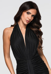Evening dress LA-OM-DLR260 - black