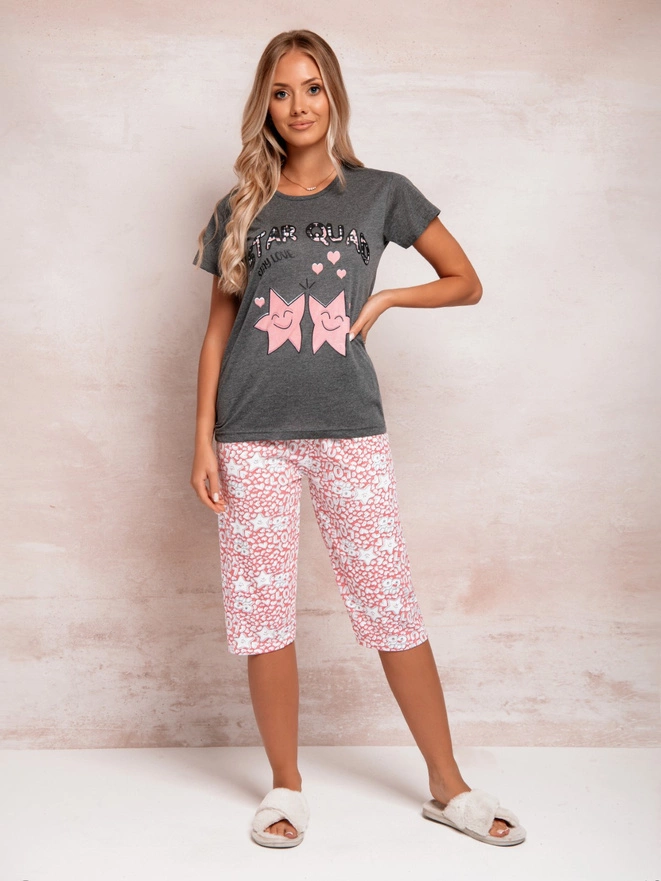 Women's pyjamas ULR422 - dark grey