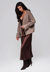 Women's sweater LW-SWCD-0103 - dark beige