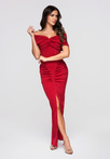Evening dress LA-OM-DLR264 - red