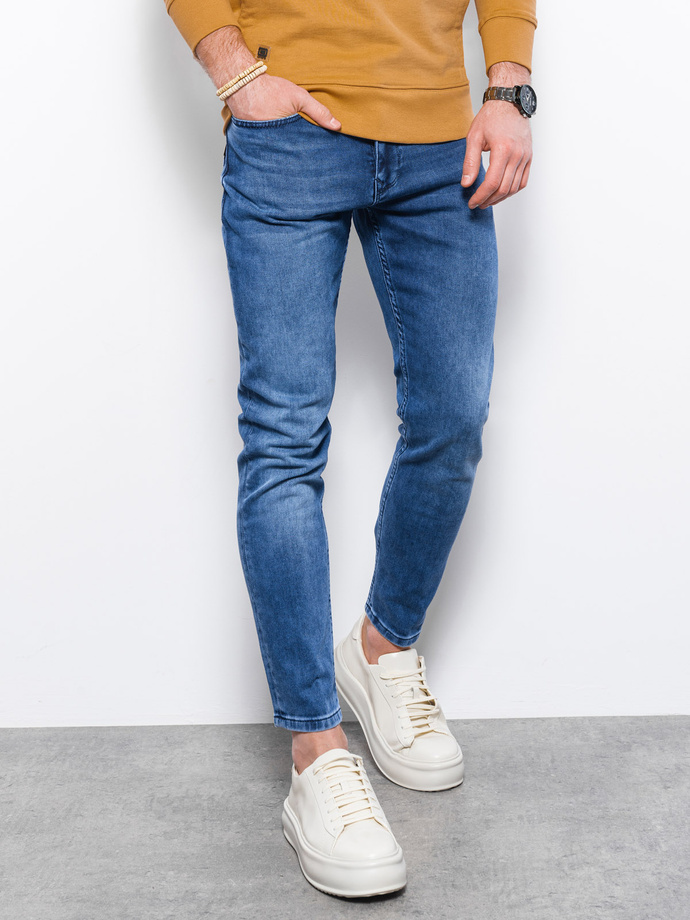 Men's jeans SKINNY FIT - blue P1007