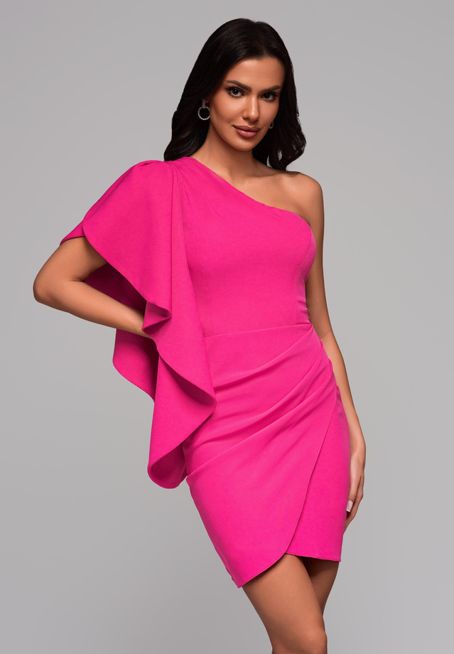 Evening dress LA-OM-DLR099 - pink