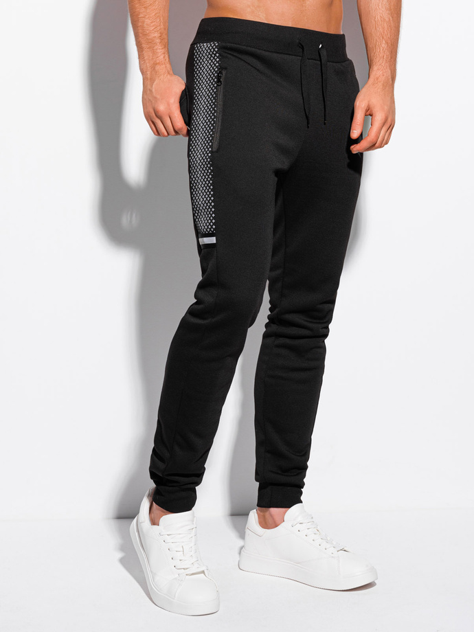 Men's sweatpants P1224 - black