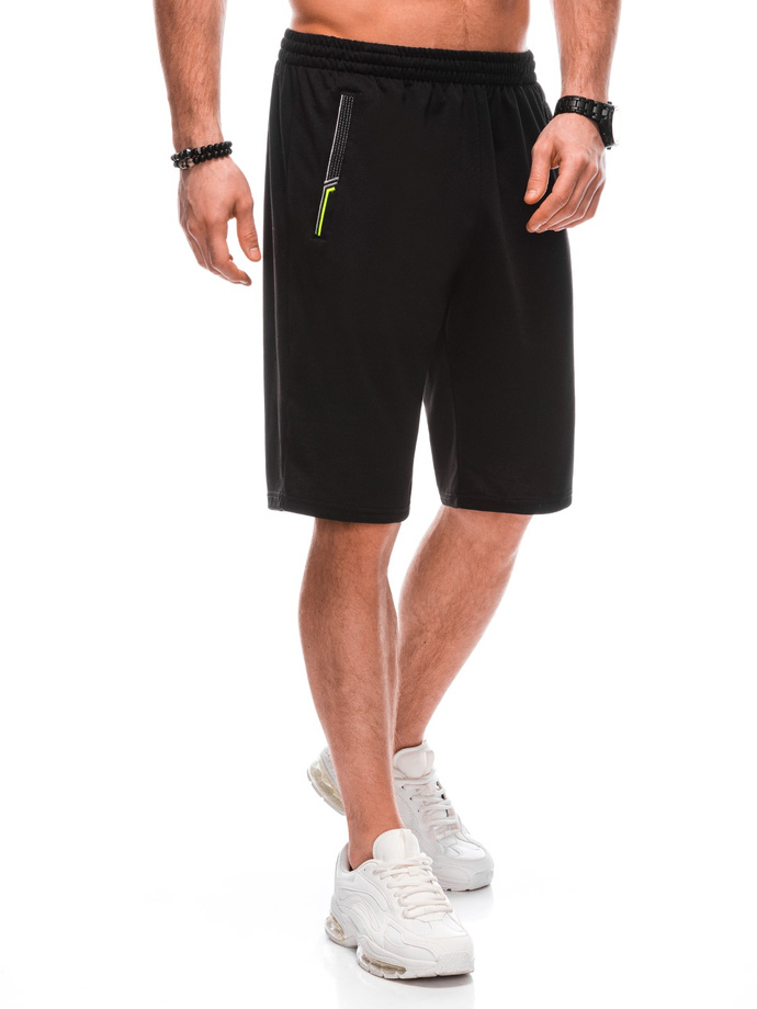 Men's sweatshorts W438 - black