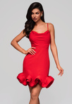 Evening dress LA-OM-DLR174 - red