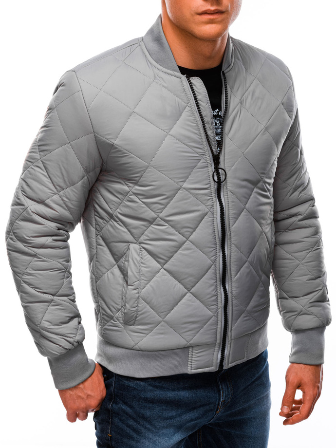 Men's mid-season jacket C531 - grey