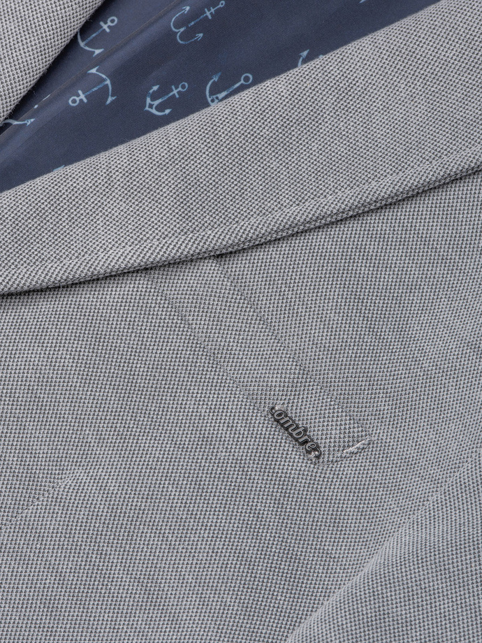 Men's casual blazer jacket - grey M56