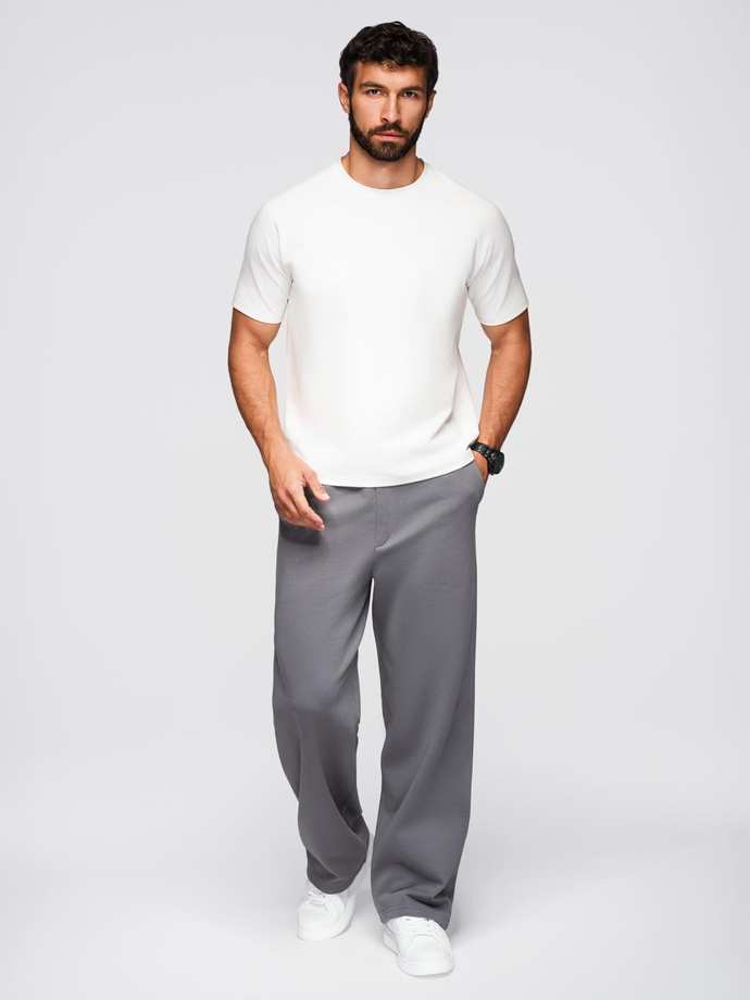 Koszulka męska COMFORT FIT z raglanowym rękawem – off-white V1 OM-TSCT-0240