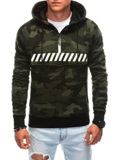 Men's hoodie B1601 - green