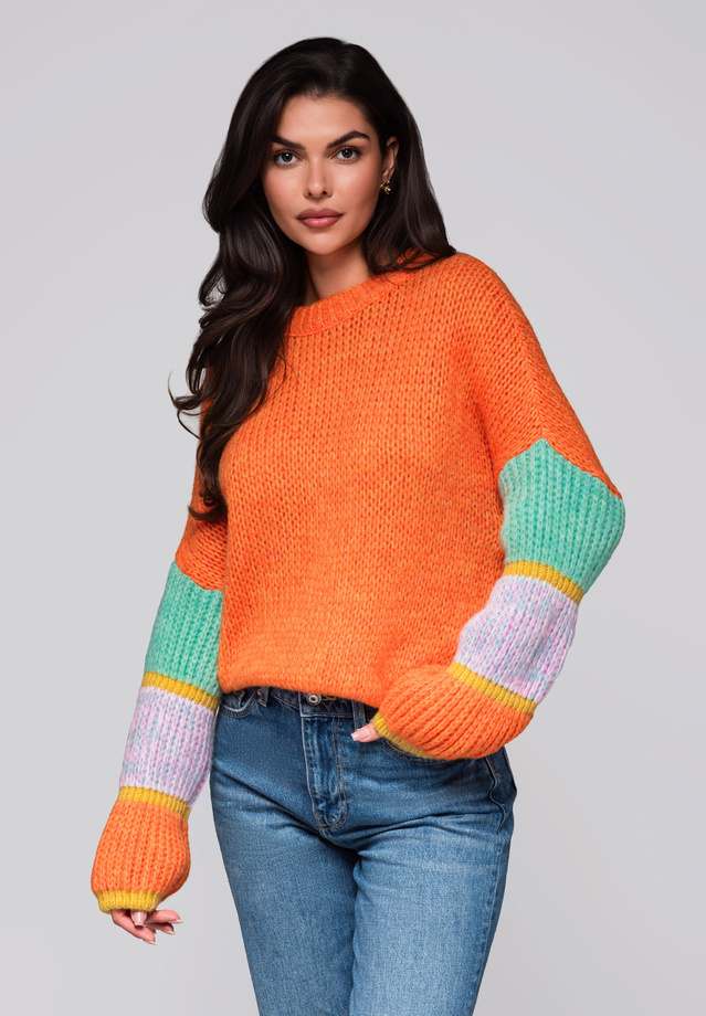 Women's sweater LW-SWSW-0107 - orange