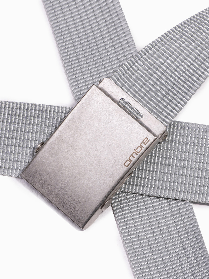 Men's belt of sash - gray A029