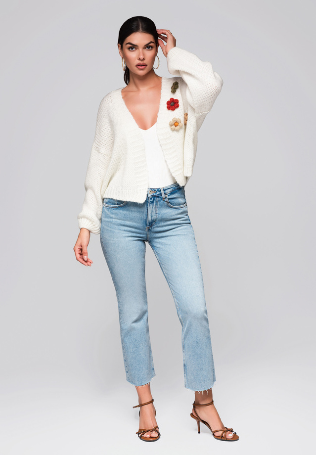Women's sweater LW-SWCD-0101 cream