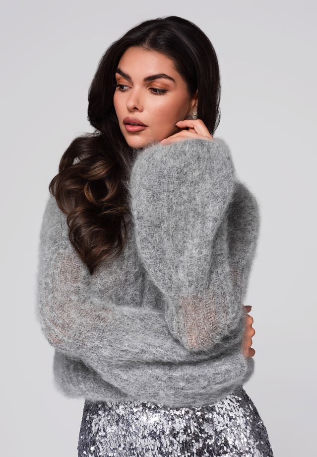 Women's sweater LW-SWSW-0110 - grey