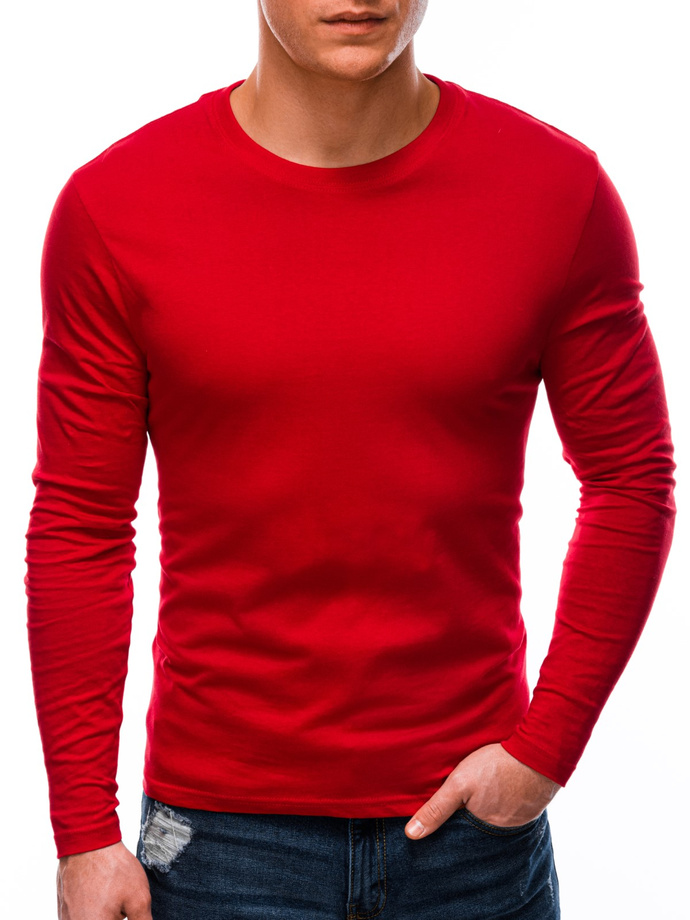 Men's plain longsleeve L59 - red