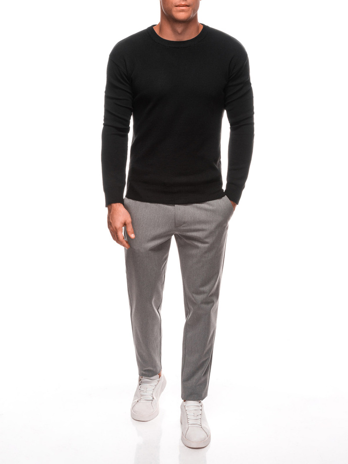 Sweter męski E242 - czarny