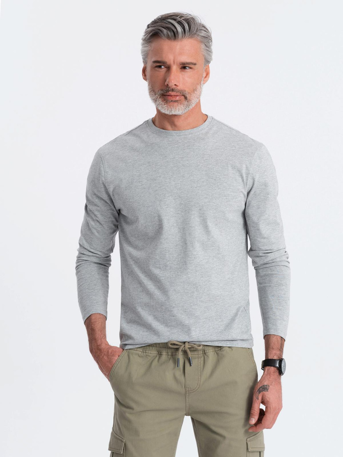 Men's plain longsleeve - mix 2-pack Z43