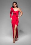 Evening dress LA-OM-DLR035 - red