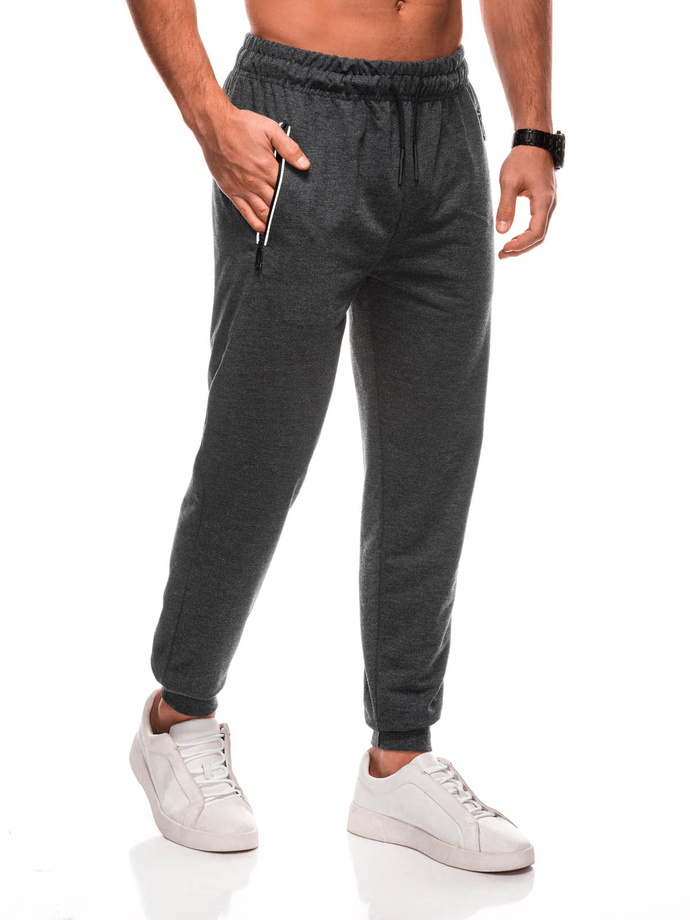 Men's sweatpants P1506 - dark grey