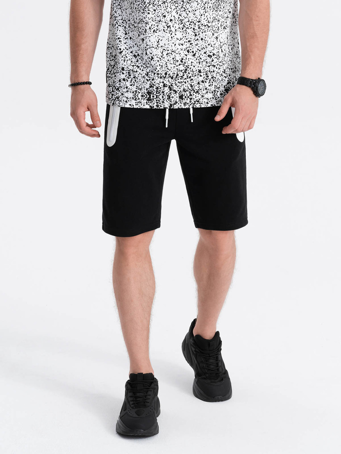 Men's sweatshorts - black V3 W239