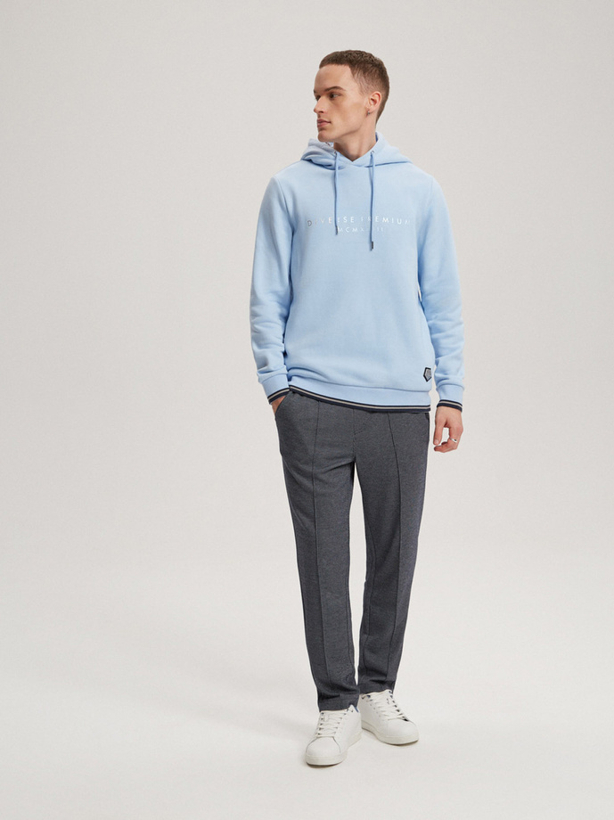 Bluza męska PRM HD 023 B1578 - niebieska