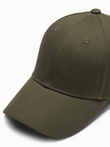 Men's one-color baseball cap - khaki V5 OM-ACCS-0105