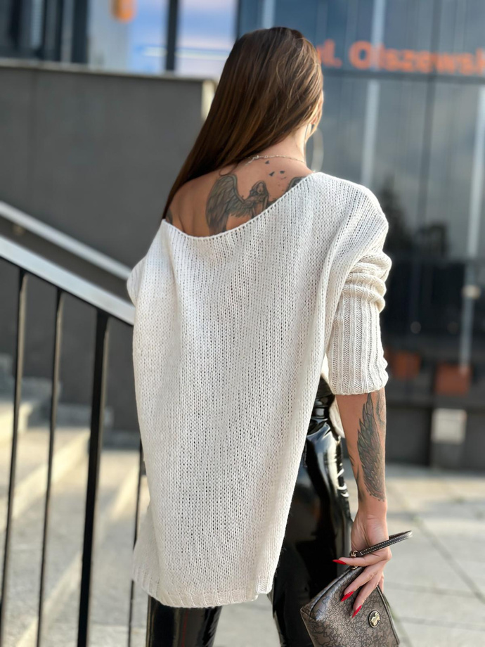Women's sweater ELR024 - ecru