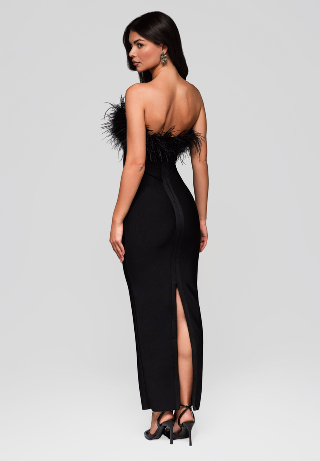 Evening dress LA-OM-DLR239 black