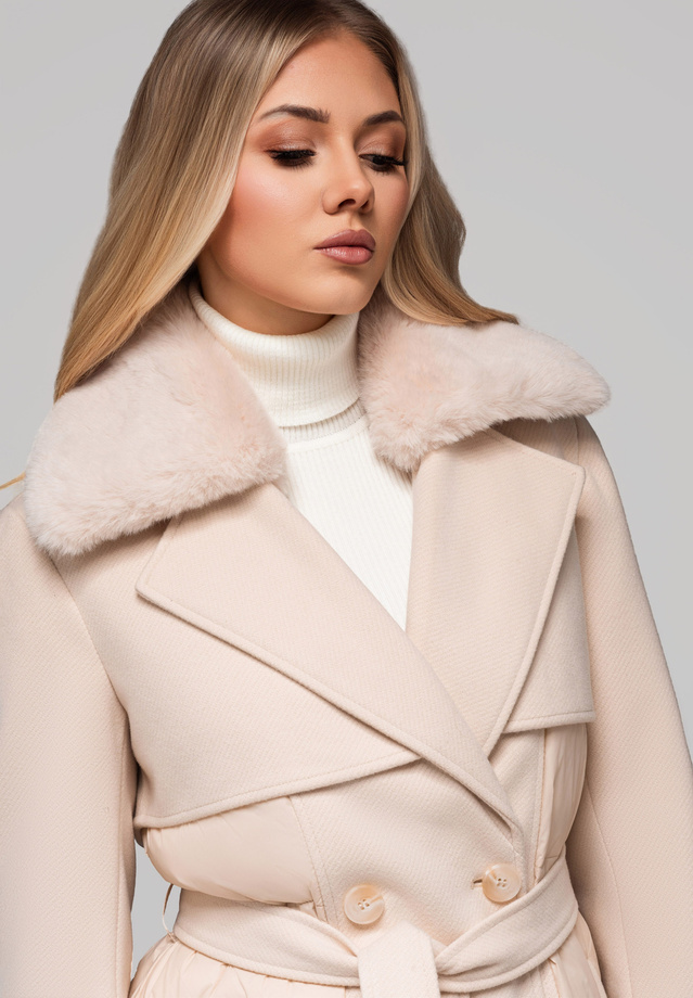 Women's waist coat LARICA OW-COWC-0104 v2 - beige