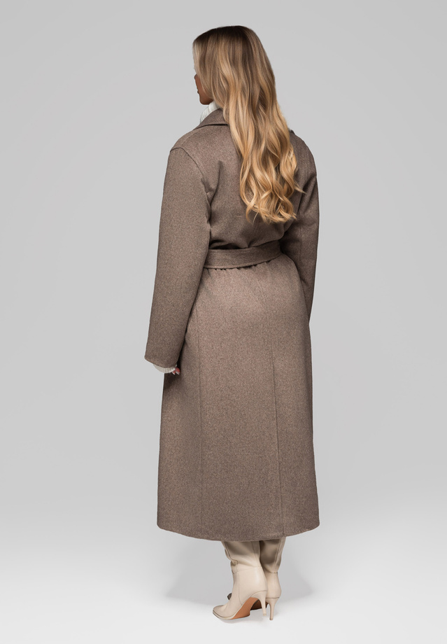 Women's wool coat LARICA OW-COLC-0106 v2 - taupe