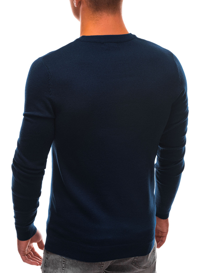 Men's sweater - navy blue V3 EM-SWBS-0100