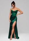 Evening dress LA-OM-DLR157 - bottle green
