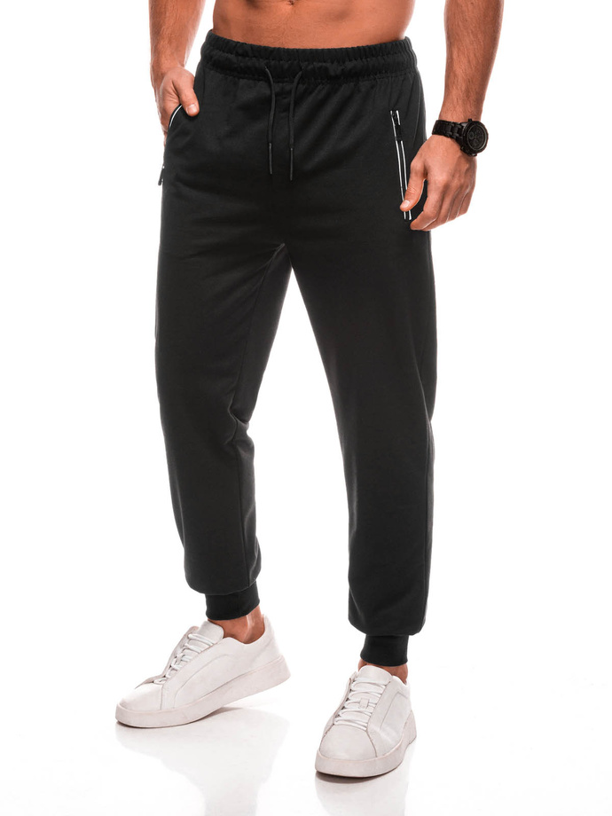 Men's sweatpants P1506 - black