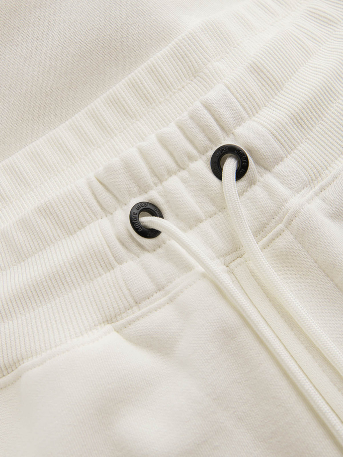 BASIC men's cotton sweatpants joggers - cream V5 OM-PABS-0174