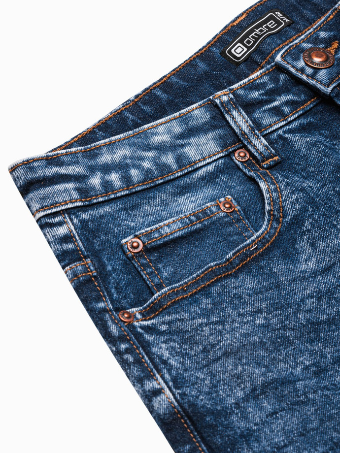 Men's denim shorts - blue W305