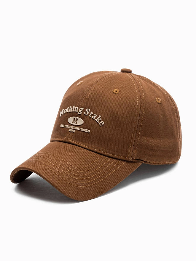 Men's cap H149 - brown
