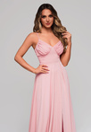 Evening dress LA-OM-DLR118 - dirty pink