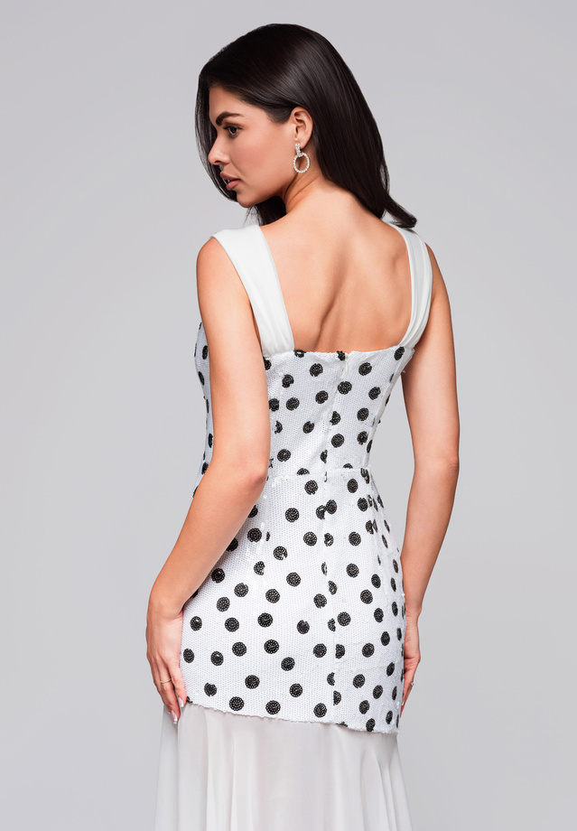 Evening dress LA-OM-DLR245 - white