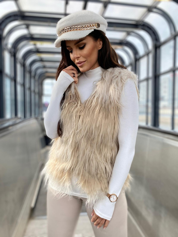 Women's vest VLR010 - beige