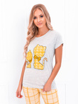 Women's pyjamas ULR161 - yellow